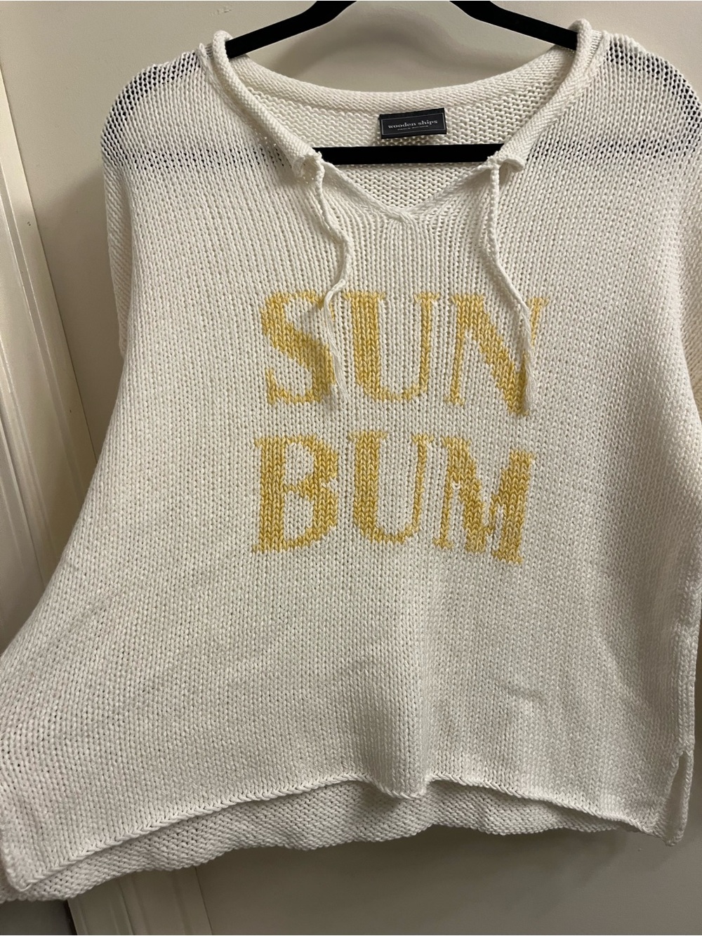 Wooden Ships Sun Bum Cotton Knit Sweater Size XS - Picture 3 of 9